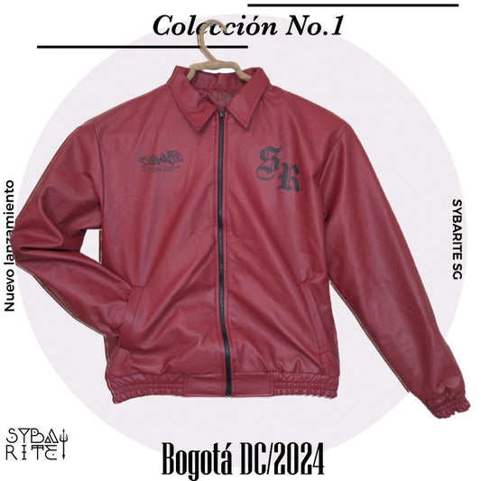 Regular Fit Chaqueta Policuero" de SYBARITE SG.