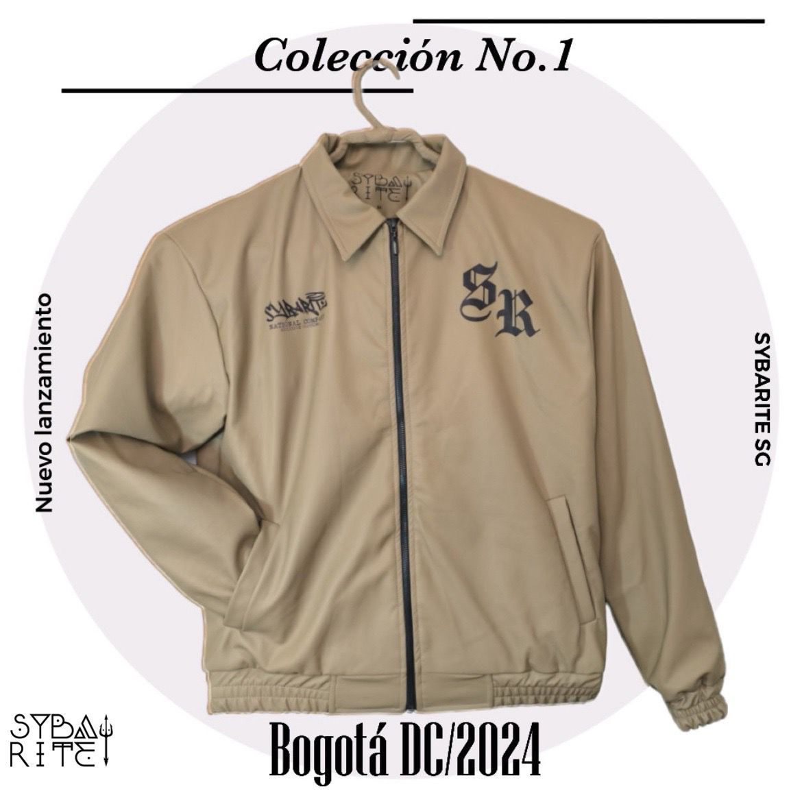 Regular Fit Chaqueta Policuero" de SYBARITE SG.