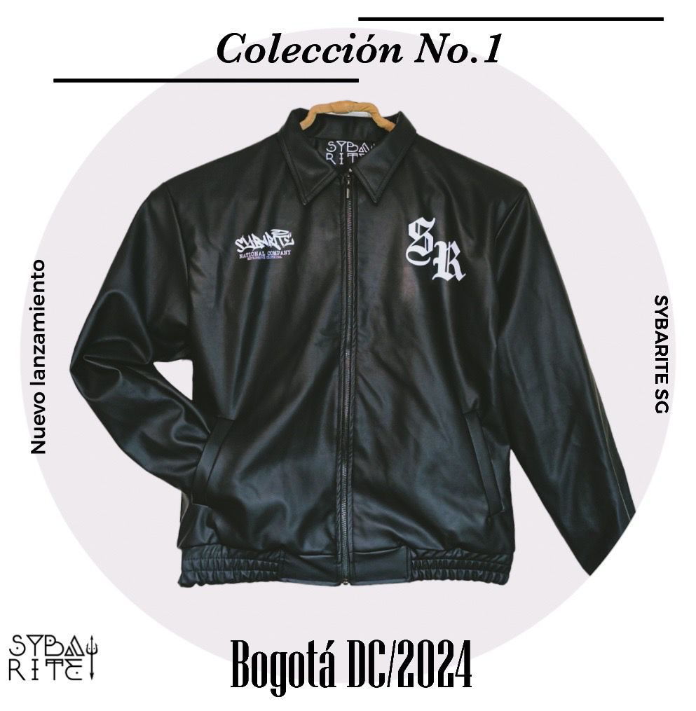 Regular Fit Chaqueta Policuero" de SYBARITE SG.